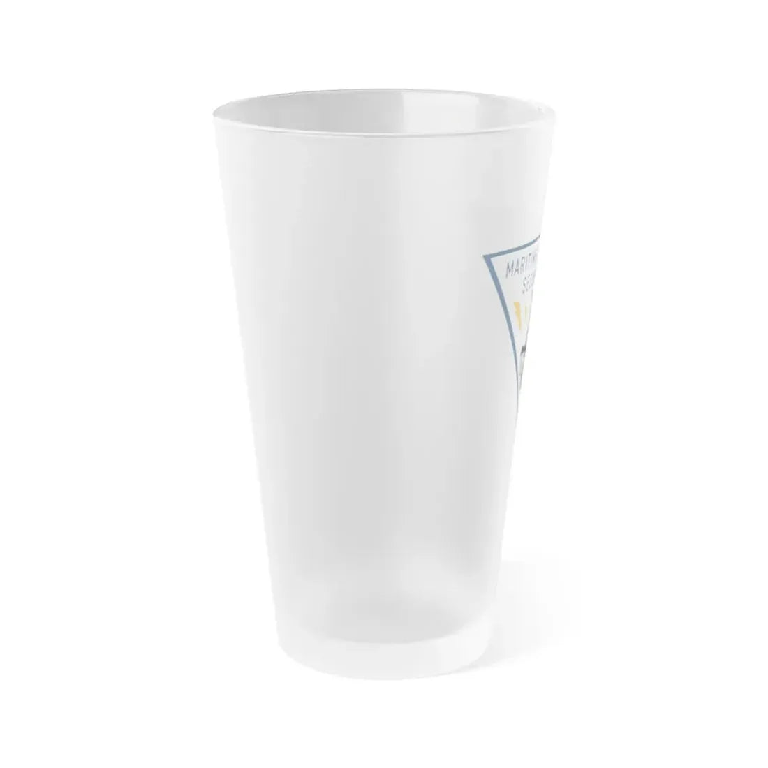 Maritime Expeditionary Security Force (U.S. Navy) Frosted Pint Glass 16oz - Go Mug Yourself