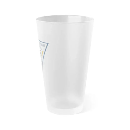 Maritime Expeditionary Security Force (U.S. Navy) Frosted Pint Glass 16oz - Go Mug Yourself
