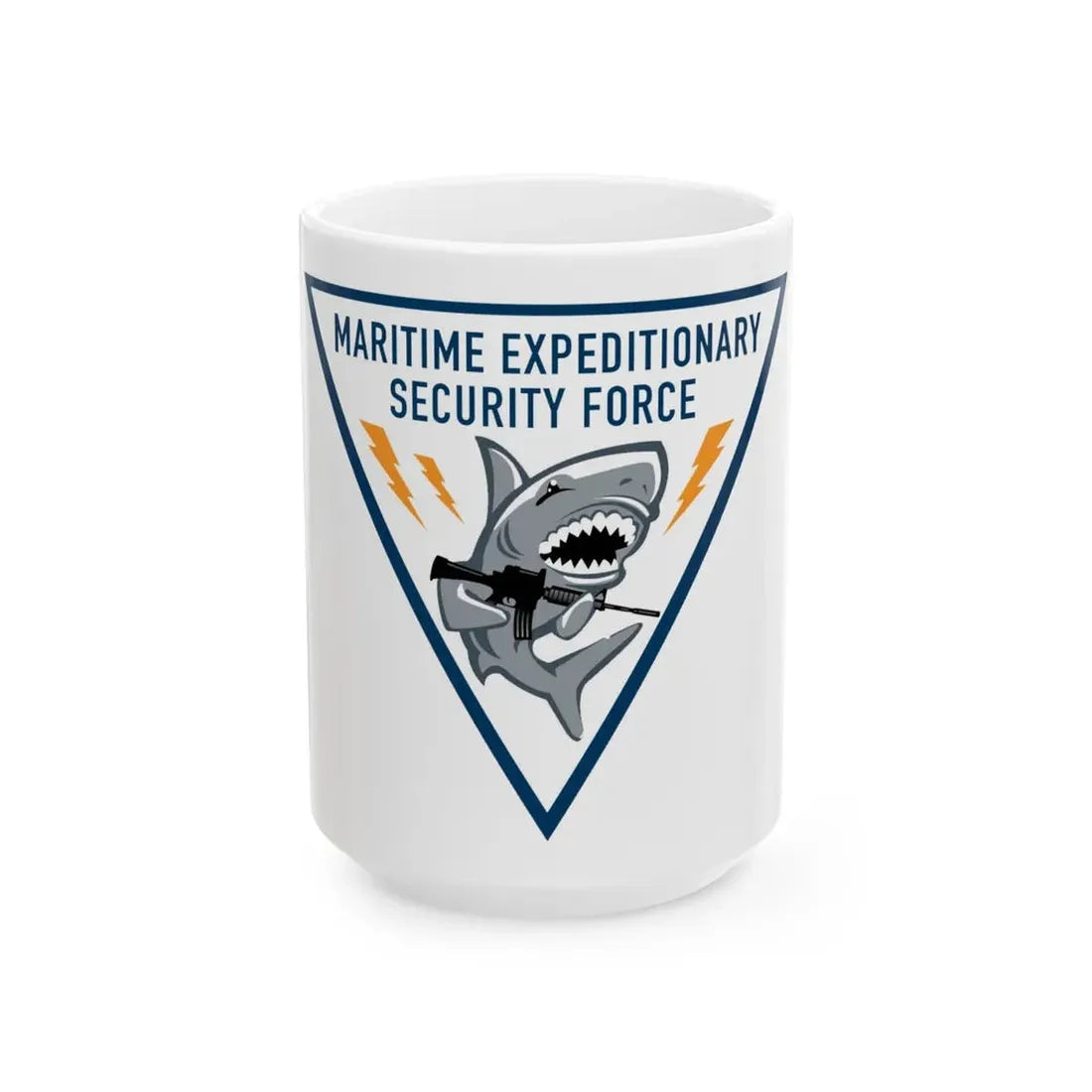 Maritime Expeditionary Security Force (U.S. Navy) White Coffee Mug 15oz - Go Mug Yourself