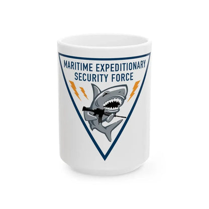 Maritime Expeditionary Security Force (U.S. Navy) White Coffee Mug 15oz - Go Mug Yourself