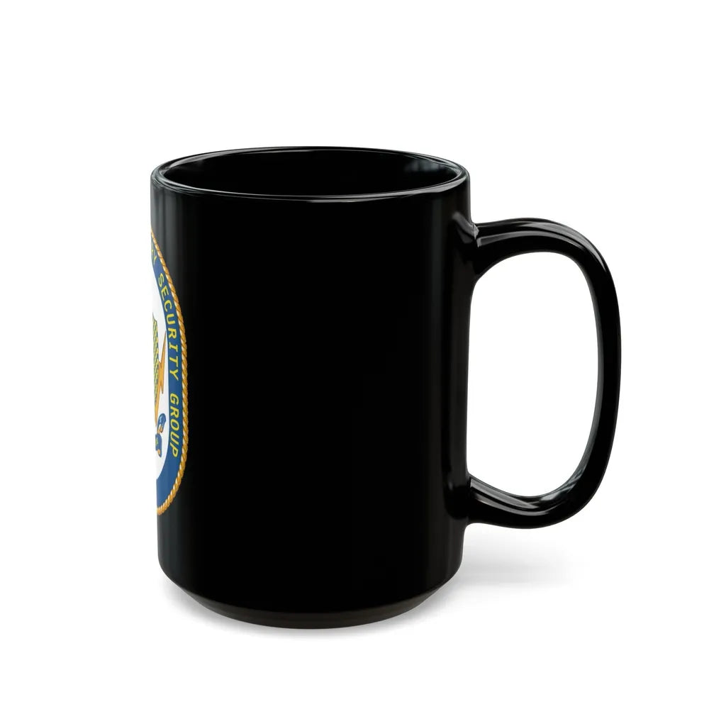 Maritime Expeditionary Security Group One (U.S. Navy) Black Coffee Mug-Go Mug Yourself