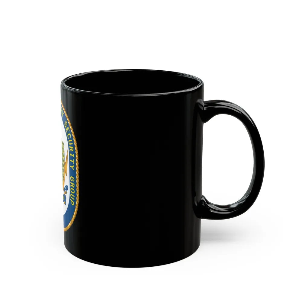 Maritime Expeditionary Security Group One (U.S. Navy) Black Coffee Mug-Go Mug Yourself