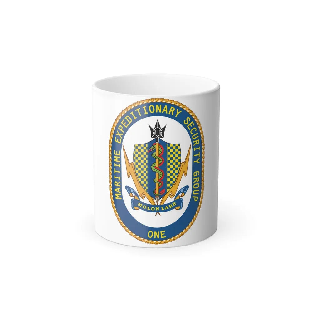 Maritime Expeditionary Security Group One (U.S. Navy) Color Changing Mug 11oz-11oz-Go Mug Yourself