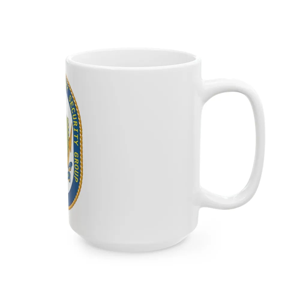 Maritime Expeditionary Security Group One (U.S. Navy) White Coffee Mug-Go Mug Yourself