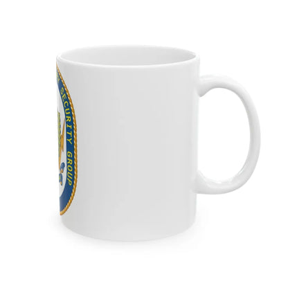 Maritime Expeditionary Security Group One (U.S. Navy) White Coffee Mug-Go Mug Yourself