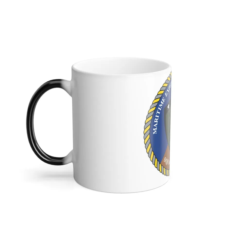 Maritime Expeditionary Security Sq One (U.S. Navy) Color Changing Mug 11oz-Go Mug Yourself