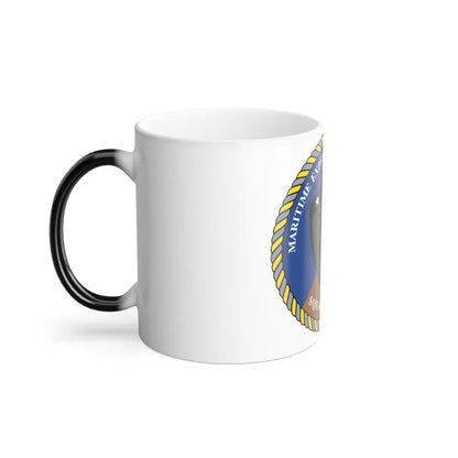 Maritime Expeditionary Security Sq One (U.S. Navy) Color Changing Mug 11oz-Go Mug Yourself