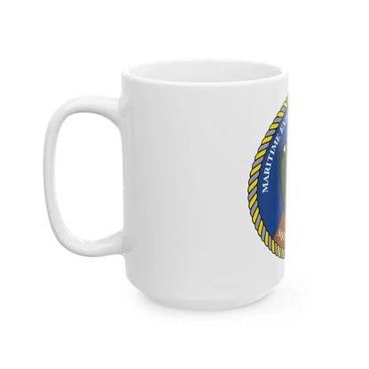 Maritime Expeditionary Security Sq One (U.S. Navy) White Coffee Mug-Go Mug Yourself