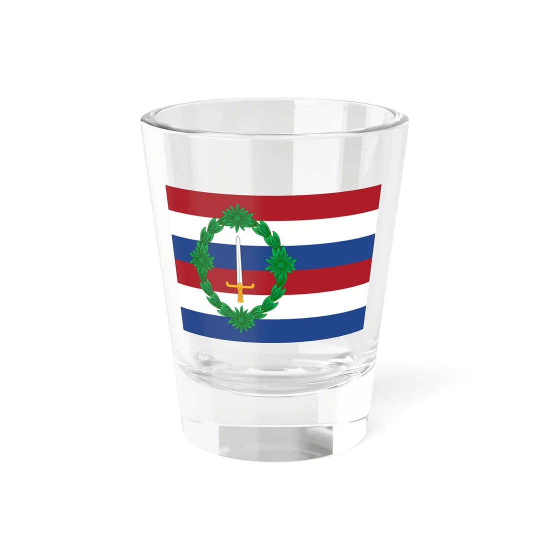 Maritime flag of Batavia (Netherlands) Shot Glass 1.5oz 1.5oz - Go Mug Yourself