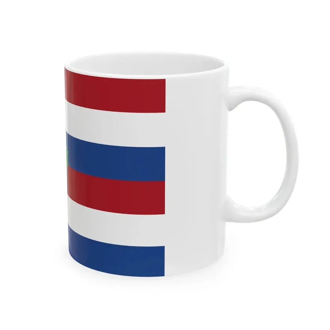 Maritime flag of Batavia (Netherlands) White Coffee Mug - Go Mug Yourself