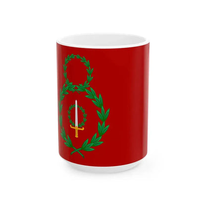 Maritime flag of Batavia red variant (Netherlands) White Coffee Mug 15oz - Go Mug Yourself