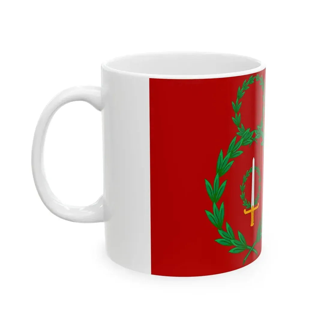 Maritime flag of Batavia red variant (Netherlands) White Coffee Mug - Go Mug Yourself