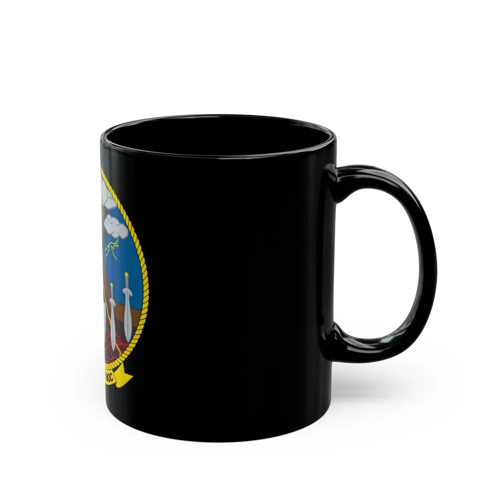 Maritime Operations Center C6F (U.S. Navy) Black Coffee Mug-Go Mug Yourself