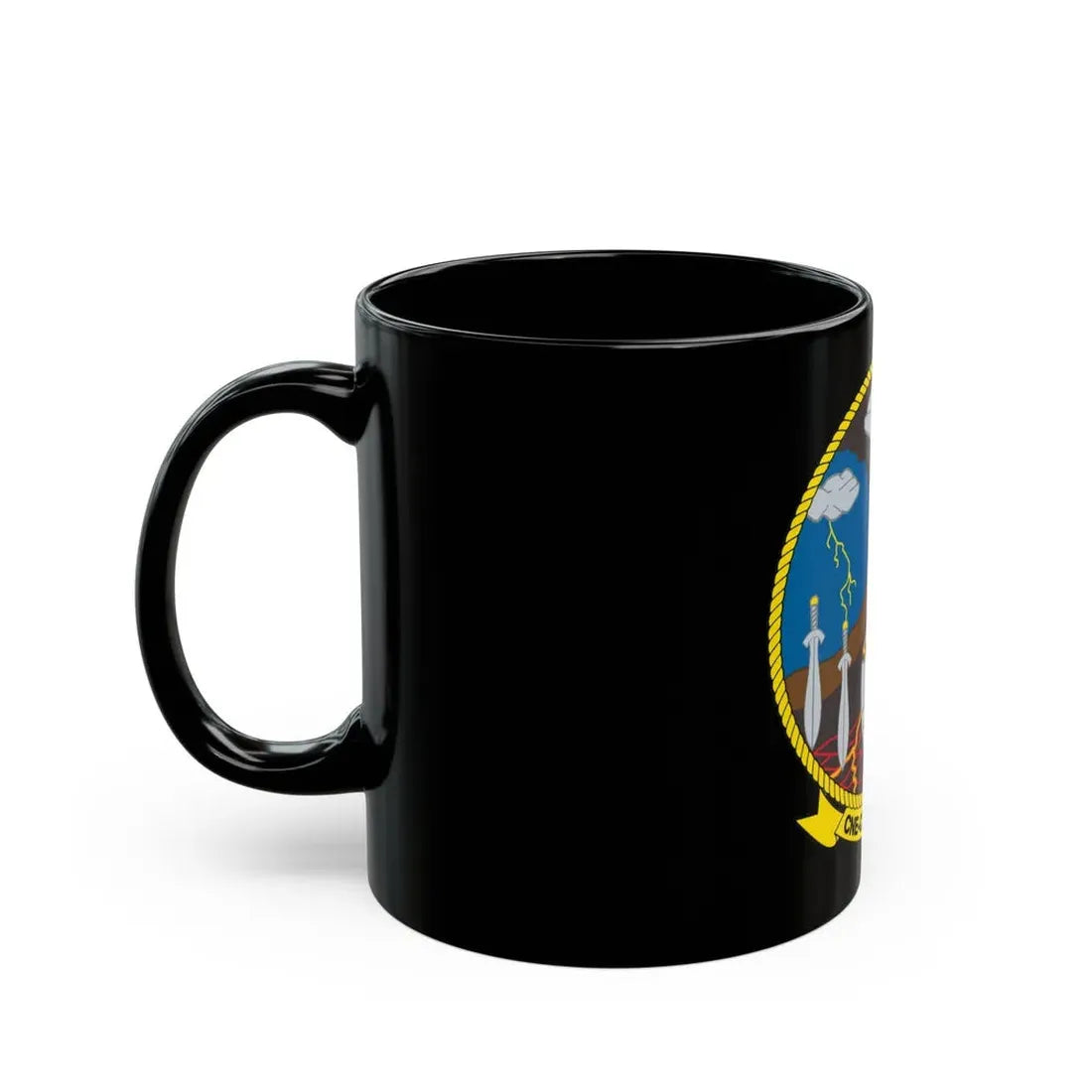 Maritime Operations Center C6F (U.S. Navy) Black Coffee Mug - Go Mug Yourself