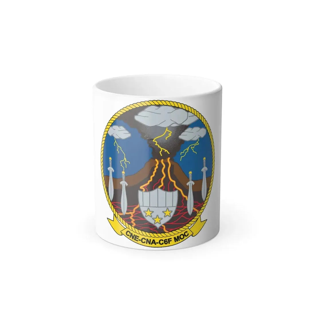 Maritime Operations Center C6F (U.S. Navy) Color Changing Mug 11oz Default Title 11oz - Go Mug Yourself