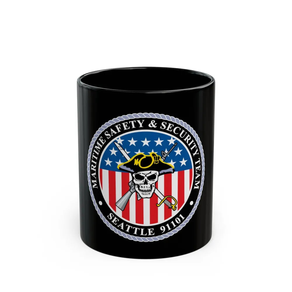 Maritime Safety & Security Team Seattle MSST (U.S. Coast Guard) Black Coffee Mug-11oz-Go Mug Yourself