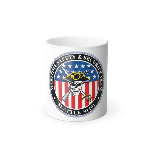 Maritime Safety & Security Team Seattle MSST (U.S. Coast Guard) Color Changing Mug 11oz-11oz-Go Mug Yourself