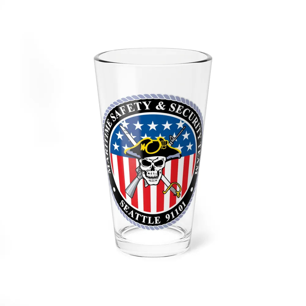 Maritime Safety & Security Team Seattle MSST (U.S. Coast Guard) Pint Glass 16oz-16oz-Go Mug Yourself