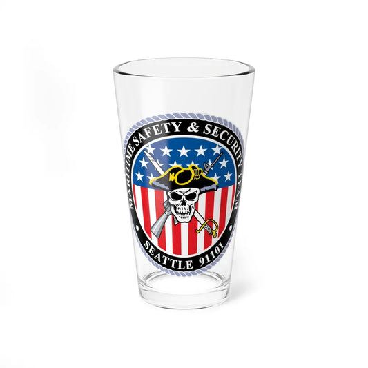 Maritime Safety & Security Team Seattle MSST (U.S. Coast Guard) Pint Glass 16oz-16oz-Go Mug Yourself