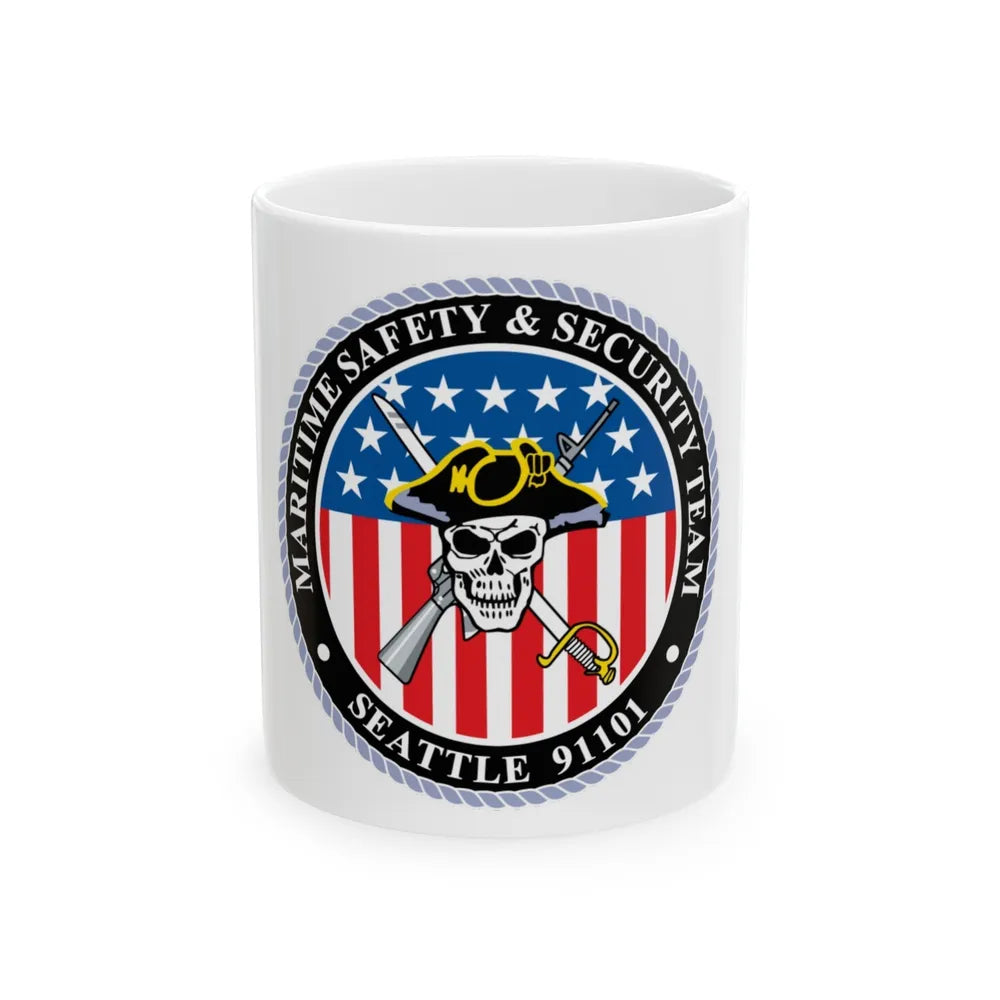 Maritime Safety & Security Team Seattle MSST (U.S. Coast Guard) White Coffee Mug-11oz-Go Mug Yourself