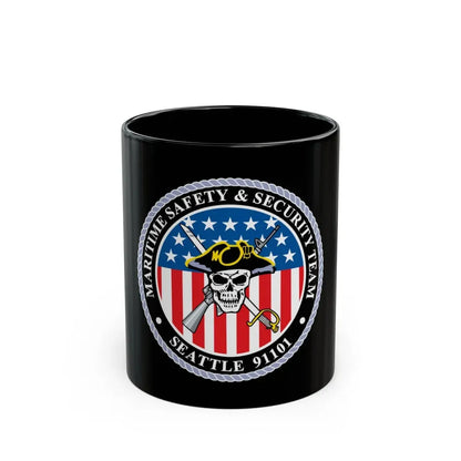 Maritime Safety & Security Team Seattle MSST (U.S. Coast Guard) Black Coffee Mug 11oz - Go Mug Yourself