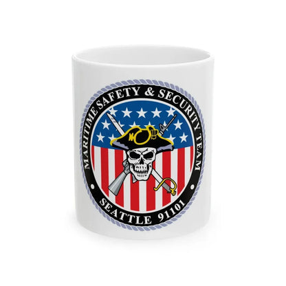 Maritime Safety & Security Team Seattle MSST (U.S. Coast Guard) White Coffee Mug 11oz - Go Mug Yourself