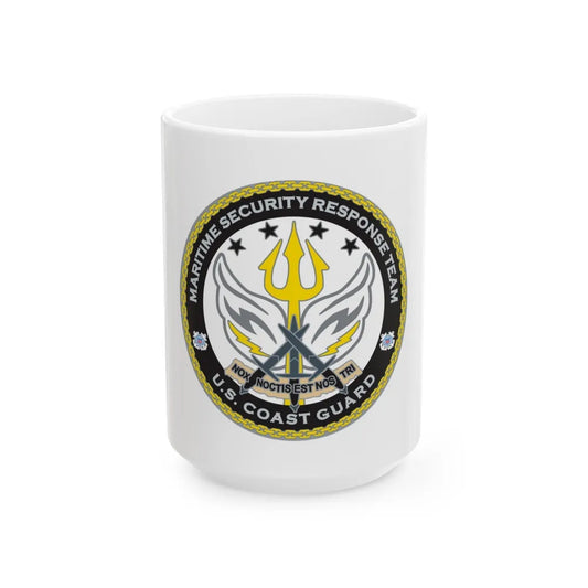 Maritime Security Response Team (U.S. Coast Guard) White Coffee Mug-15oz-Go Mug Yourself