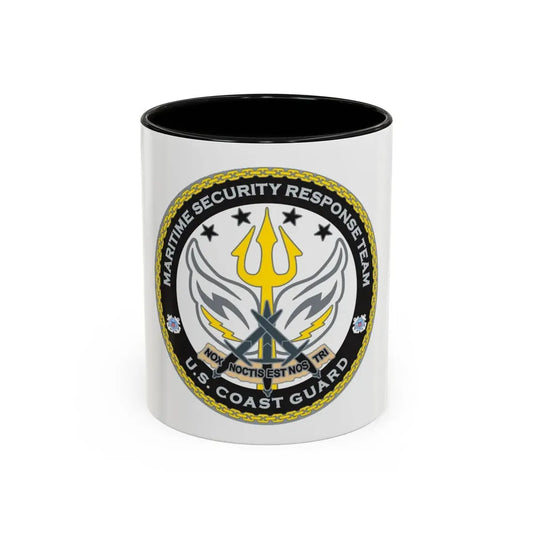 Maritime Security Response Team (U.S. Coast Guard) Accent Coffee Mug 11oz Black - Go Mug Yourself