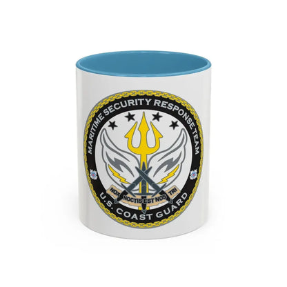 Maritime Security Response Team (U.S. Coast Guard) Accent Coffee Mug 11oz Light Blue - Go Mug Yourself