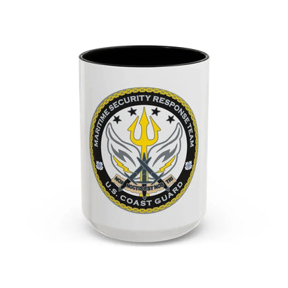 Maritime Security Response Team (U.S. Coast Guard) Accent Coffee Mug 15oz Black - Go Mug Yourself