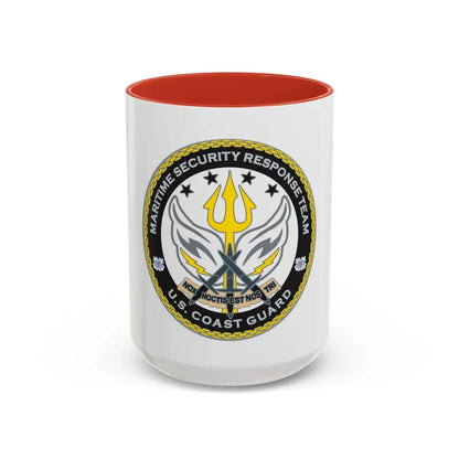 Maritime Security Response Team (U.S. Coast Guard) Accent Coffee Mug 15oz Red - Go Mug Yourself