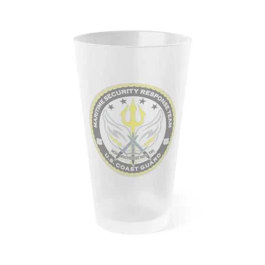 Maritime Security Response Team (U.S. Coast Guard) Frosted Pint Glass 16oz Default Title - Go Mug Yourself