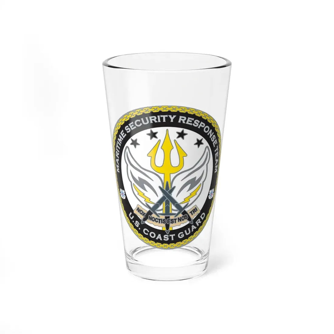 Maritime Security Response Team (U.S. Coast Guard) Pint Glass 16oz 16oz - Go Mug Yourself