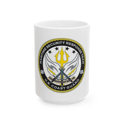 Maritime Security Response Team (U.S. Coast Guard) White Coffee Mug 15oz - Go Mug Yourself