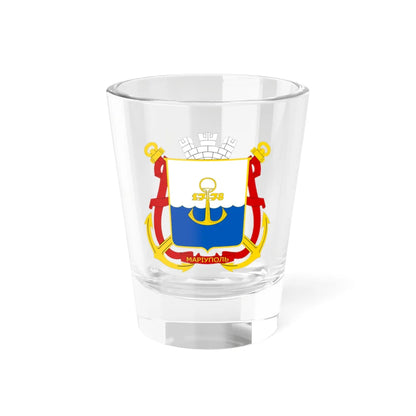 Mariupol coat (Ukraine) (Coat of Arms) Shot Glass 1.5oz - Go Mug Yourself