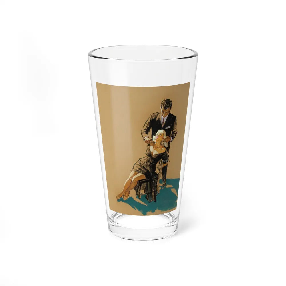 Mark Kirby Solves a Murder, paperback cover, 1959 - Pint Glass 16oz-16oz-Go Mug Yourself