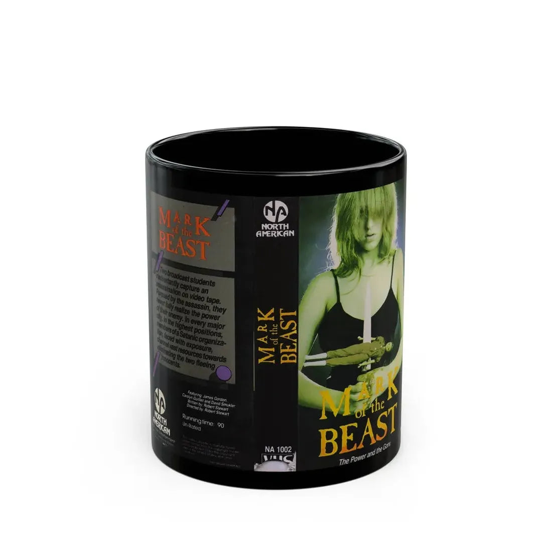 MARK OF THE BEAST (VHS COVER) - Black Coffee Mug 11oz - Go Mug Yourself