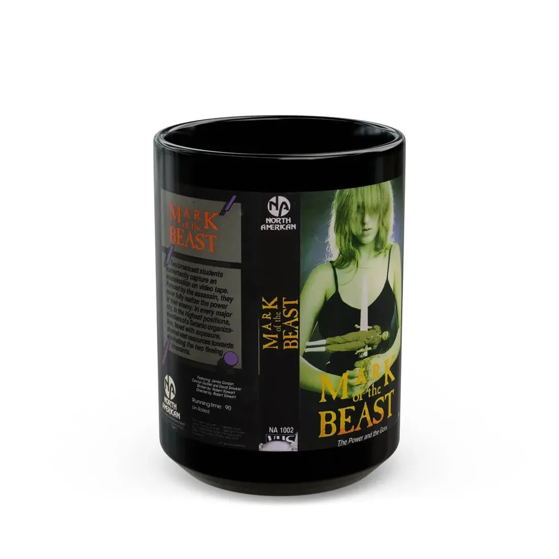 MARK OF THE BEAST (VHS COVER) - Black Coffee Mug 15oz - Go Mug Yourself