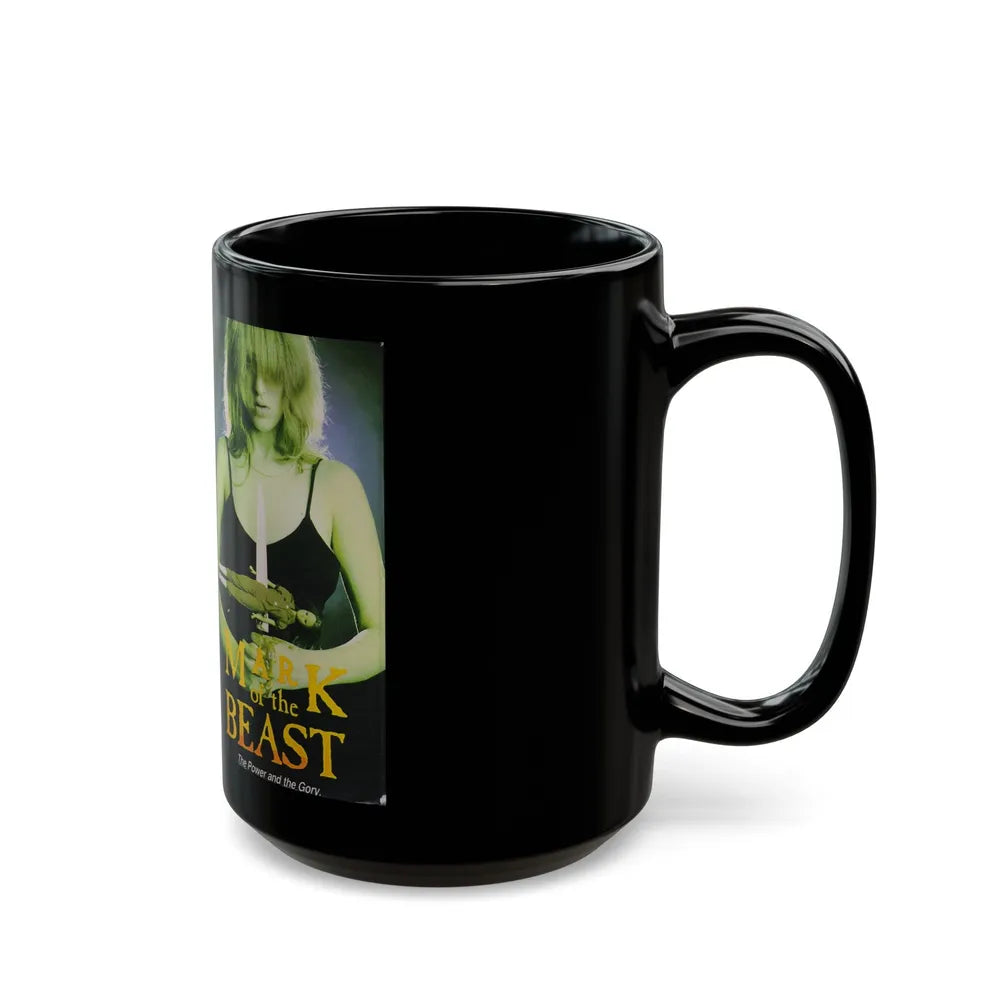 MARK OF THE BEAST (VHS COVER) - Black Coffee Mug-Go Mug Yourself