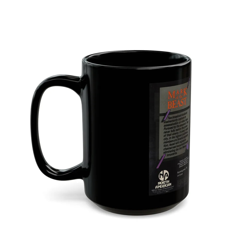 MARK OF THE BEAST (VHS COVER) - Black Coffee Mug-Go Mug Yourself