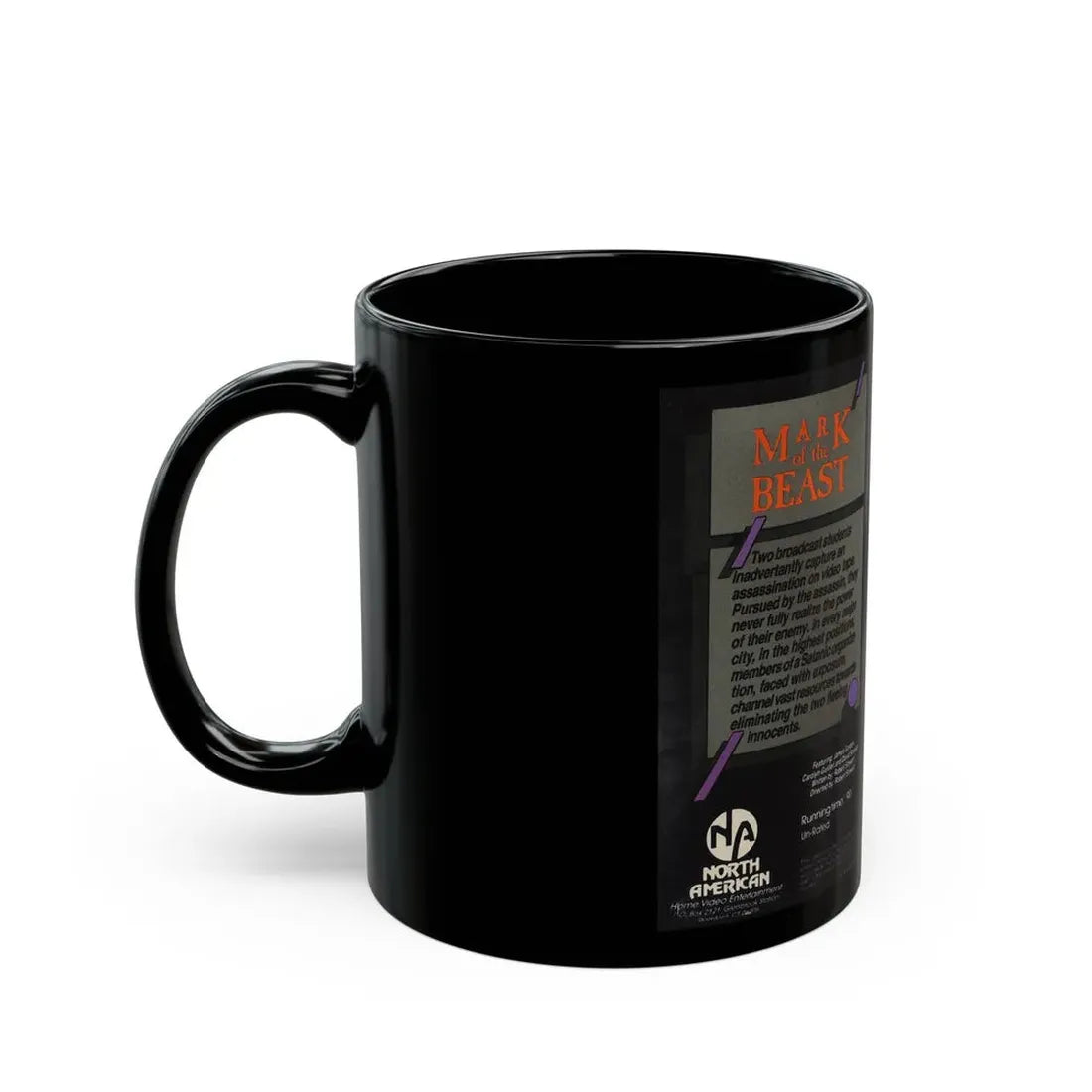 MARK OF THE BEAST (VHS COVER) - Black Coffee Mug - Go Mug Yourself