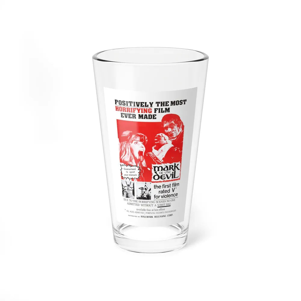 MARK OF THE DEVIL 1970 Movie Poster - Pint Glass 16oz-16oz-Go Mug Yourself