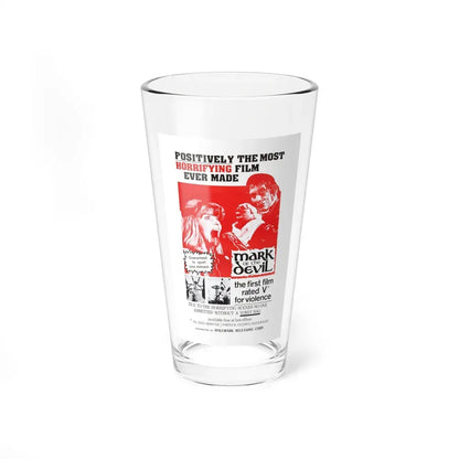 MARK OF THE DEVIL 1970 Movie Poster - Pint Glass 16oz 16oz - Go Mug Yourself