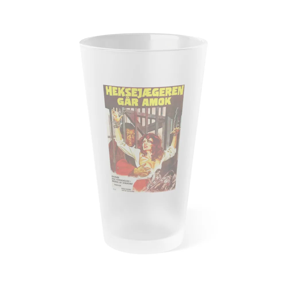 MARK OF THE DEVIL (DANISH 2) 1970 Movie Poster - Frosted Pint Glass 16oz-16oz-Frosted-Go Mug Yourself