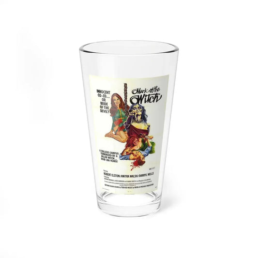 MARK OF THE WITCH 1970 Movie Poster - Pint Glass 16oz 16oz - Go Mug Yourself