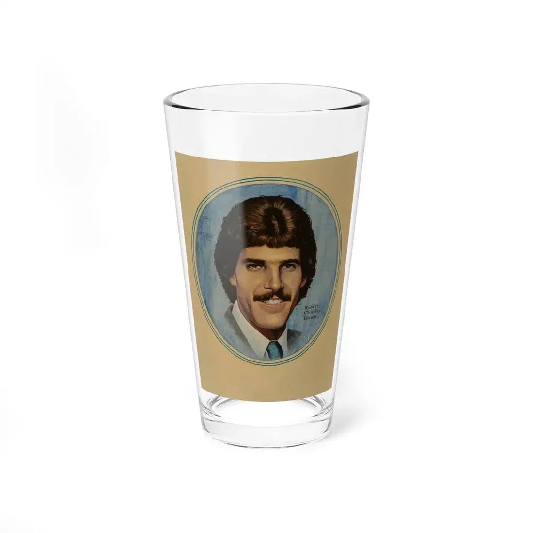 Mark Spitz, The Saturday Evening Post cover, May-June 1973 (Magazine Illustration) Pint Glass 16oz 16oz - Go Mug Yourself