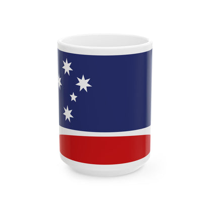 Mark Tuckers Proposal 1993 Australian Flag Proposal (Australia) White Coffee Mug-15oz-Go Mug Yourself