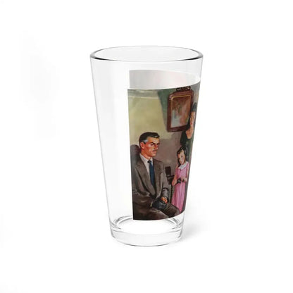 Marked For Death by Bruce Marshall, Saturday Evening Post, 1952 (Magazine Illustration) Pint Glass 16oz - Go Mug Yourself