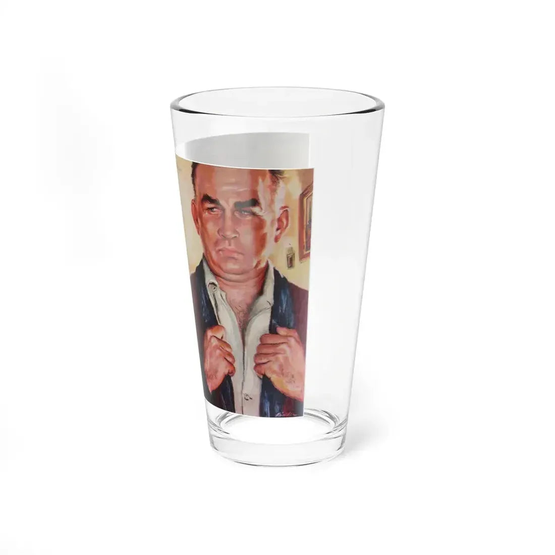 Marked For Death by Bruce Marshall, Saturday Evening Post, 1952 (Magazine Illustration) Pint Glass 16oz - Go Mug Yourself