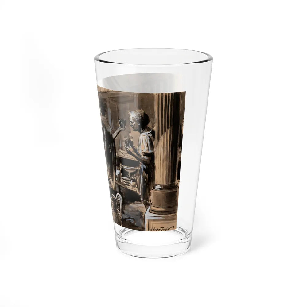 Market Deal (Magazine Illustration) Pint Glass 16oz-Go Mug Yourself